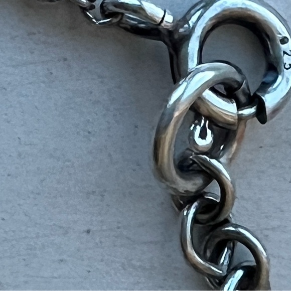 Bing Bang NY Silver Tag Bracelet, Mixed Links New - Picture 10 of 10